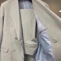 Completo doppio petto azzurro nuovo