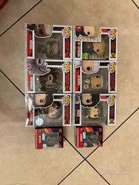 6 funko pop + 2 mini pop