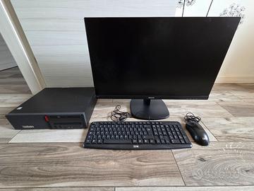 PC fisso Lenovo + monitor Philips + accessori