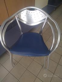 Poltroncine in alluminio