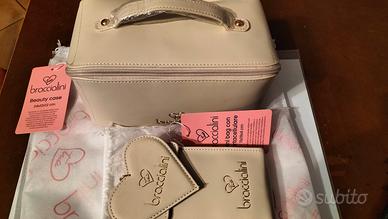 Braccialini mini bag cellulare e beauty case nuovi