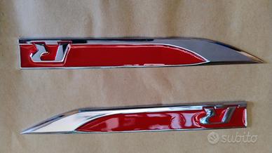 emblemi laterali in metallo  " R Line "