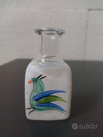 Bottiglia vintage in vetro soffiato di Kosta Boda