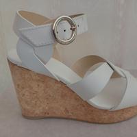 JIMMY CHOO Sandali Aleili 100 in pelle con zeppa