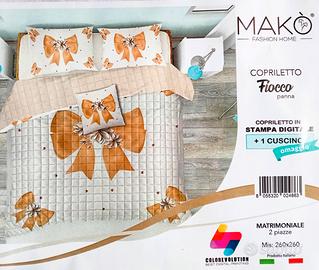 Copriletto matrimoniale stampa 3d con cucino omag