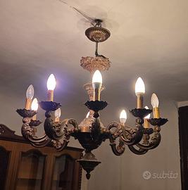 Lampadario  in bronzo 