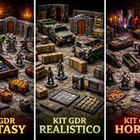 KIT GDR FANTASY STAMPATO IN 3D