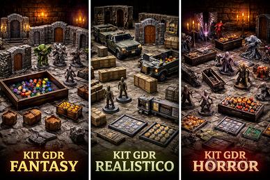 KIT GDR FANTASY STAMPATO IN 3D