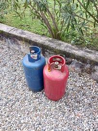 2 bombole gas ricaricabili 10 kg per camper o BBQ