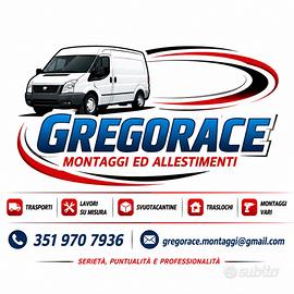 Trasporti/Traslochi/Montaggi e Lavori vari