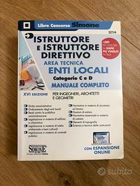 Libro  per concorso tecnico enti locali