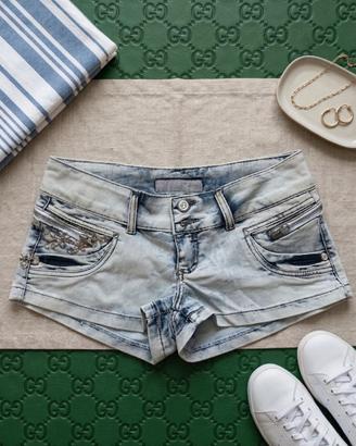 Shorts Gucci Ricamati – Denim (Taglia W30 / 40-42)