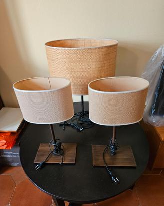 coppia lampada da comodino