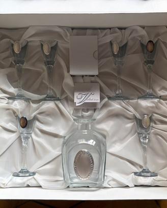 Set da liquore in argento