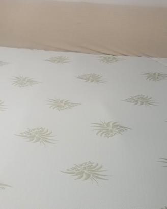 topper matrimoniale memory all'aloe vera