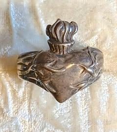 Anello Argento Massiccio SACRO CUORE