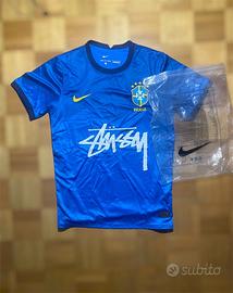 Maglia Calcio CBU Brazil Blu