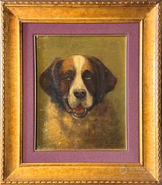 Louis Noël Ageron pittore quadro olio su tela Ritr