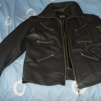 Giacca ecopelle Grigia Tg L NUOVA