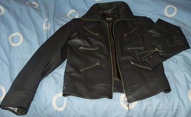 Giacca ecopelle Grigia Tg L NUOVA