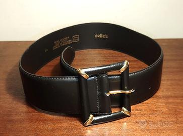 SELLE'S cintura vera pelle donna  misura 80
