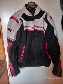 giacca moto estiva traforata  M