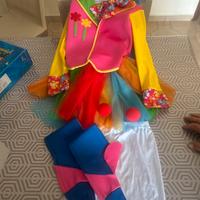 Pagliaccetta di pegasus vestito carnevale bambina