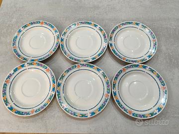 servizio piattini da thè caldo 