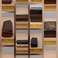 scatoline e contenitori d'epoca