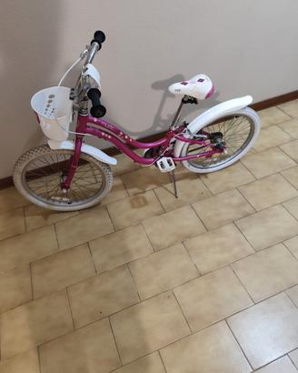 bici del 20 usata da bambina in alluminio 