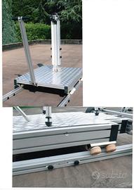 Carrello Dolly per ri binari continui per riprese