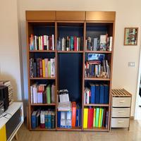Libreria in legno robusta e capiente