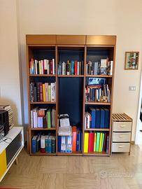 Libreria in legno robusta e capiente
