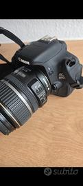 canon 600d con obiettivo 17-85 e accessori 