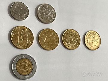 Monete lire italiane 500 lire centenario 1893-1993