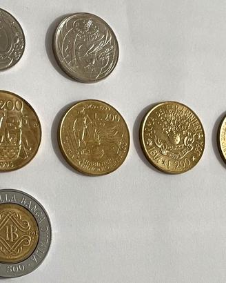 Monete lire italiane 500 lire centenario 1893-1993