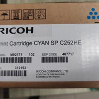 Toner originale Ricoh SP C252HE Ciano