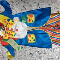 Vestito carnevale pagliaccio