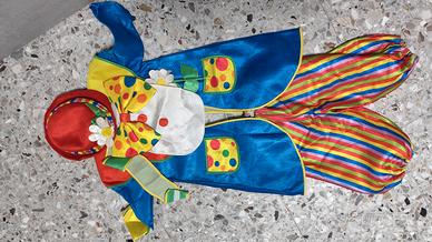 Vestito carnevale pagliaccio