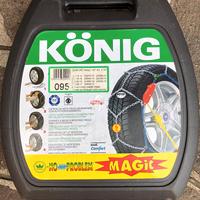 Catene da neve Koenig usate 2 volte