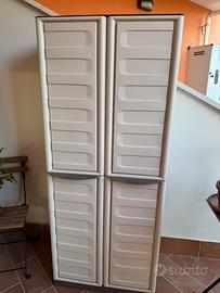 Armadio alto multiuso in resina H 165