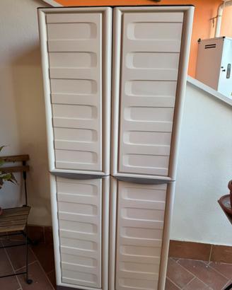 Armadio alto multiuso in resina H 165