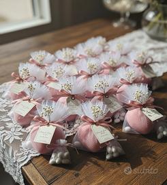 Candela profumata Bomboniera personalizzata cuore