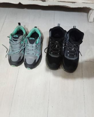 Scarpe Trekking 2 paia come nuove tg. 40