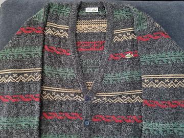 Cardigan Vintage Chemise Lacoste Made in France