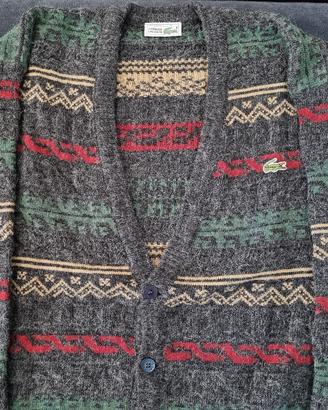 Cardigan Vintage Chemise Lacoste Made in France