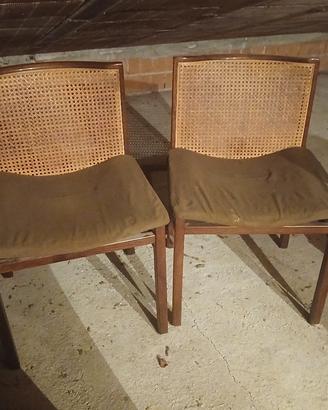 sedie in rattan