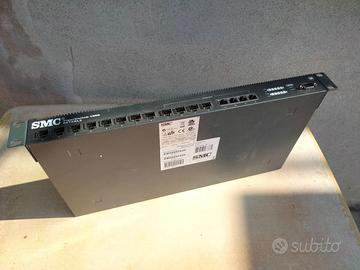 nr. 2 switch di rete SMC + nr.3 adattatori ottici