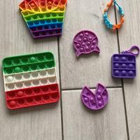 Set 6 Pop It varie forme e colori