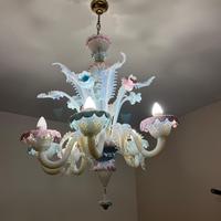 lampadario vetro murano